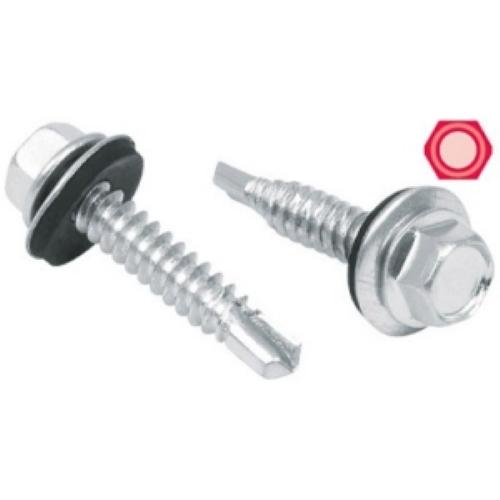PIJA HEXAGONAL PUNTA BROCA 2 CON RONDANA 50PZ