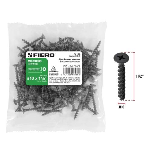 PIJA MULTIUSOS 10X11/2 CAJA C/100PZ FIER