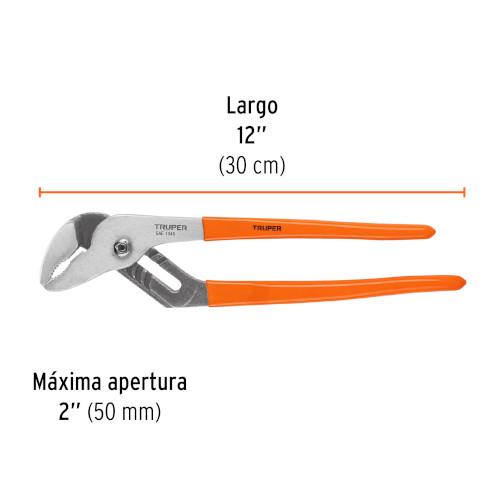 PINZA DE EXTENSION 12" MANGO DE PVC TRUPER