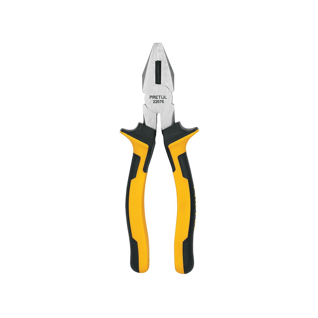 PINZA PARA ELECTRICISTA 7" MANGO COMFORT GRIP  PRETUL