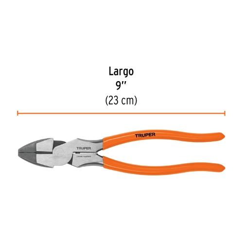 PINZA ELECTRICISTA ALTA PALANCA9 TRUPER