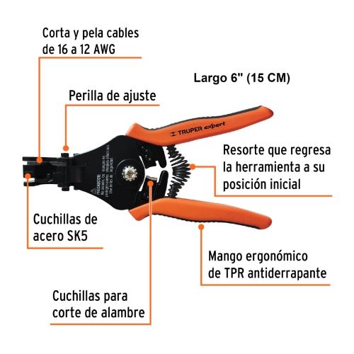 PINZA PELA CABLES AUTOMA.DE PRECISIO TRU