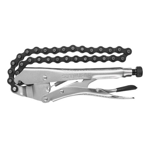 PINZA PRESION C/CADENA 8 LAR.48CM TRUPE