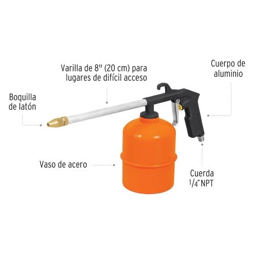 PISTOLA P/LIMPIEZA DE MOTORES 80 PSI TRU