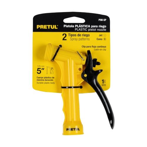 PISTOLA P/RIEGO PLASTICO 5 PRETUL