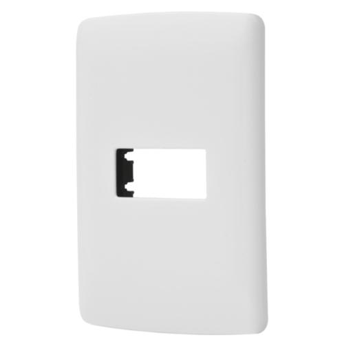 PLACA 1 MODULO BLANCO ITALIANA VOLTECK