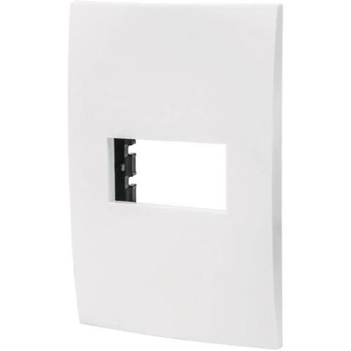 PLACA 1 MODULO BLANCO OSLO VOLTECK