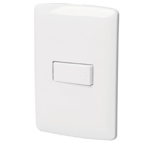 PLACA C/1 APAGADOR 3 VIAS BLANCO ITALIAN