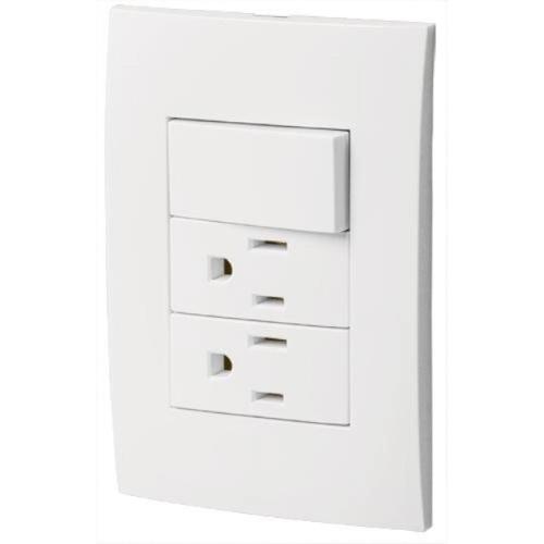 PLACA C/2 CONTACT E INTERRU SENCILL OSLO