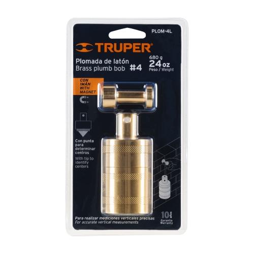 PLOMADA P/ ALBAÑIL No 4 LATON TRUPER