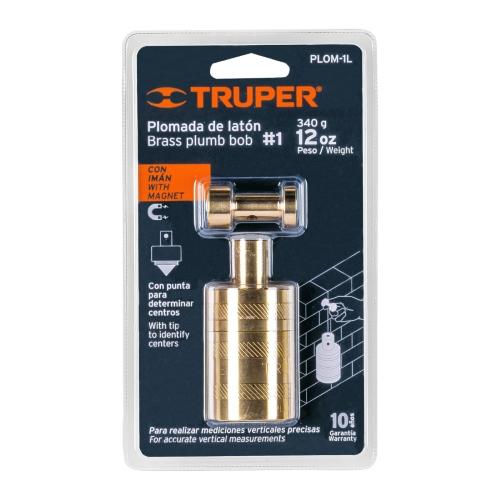 PLOMADA P/ALBAÑIL No 1 LATON TRUPER