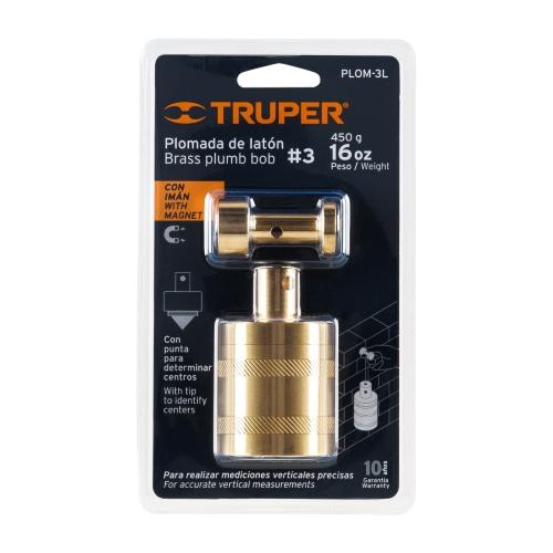 PLOMADA P/ALBAÑIL No 3 LATON TRUPER