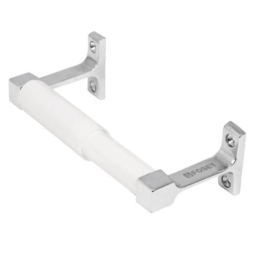 PORTARROLLO SIN CUBIERTA METALICO CROMO BASIC