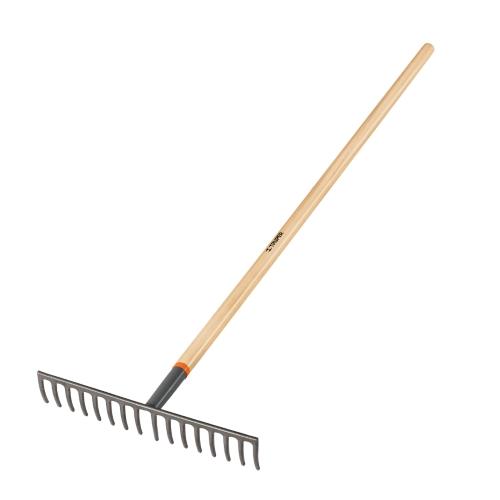 RASTRILLO RECTO DE 16 DIENTES MANGO DE 60" TRUPER