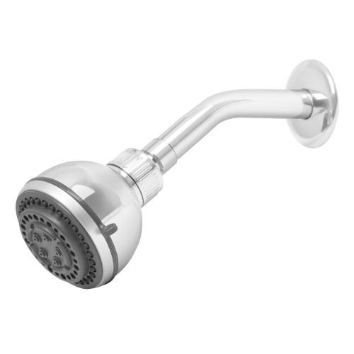 REGADERA DE 3-1/4" 5 FUNCIONES CON BRAZO Y CHAPETON FOSET AQUA