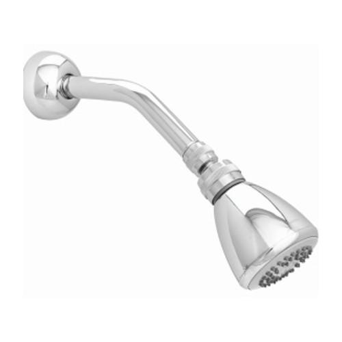 REGADERA CON BRAZO Y CHAPETON CROMO F-296B