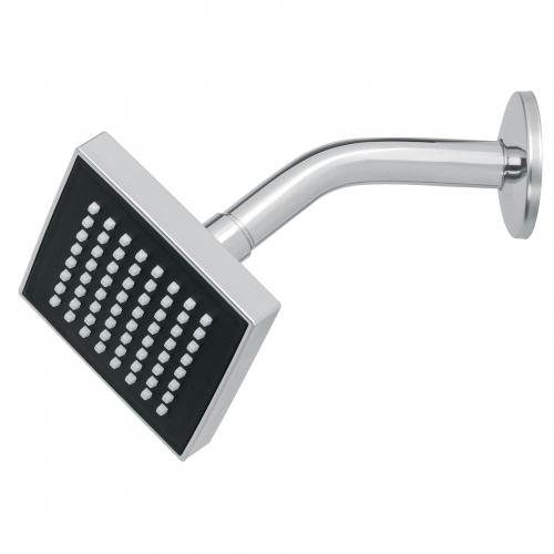 REGADERA CUADRADA ABS 4 CROMO FOSET
