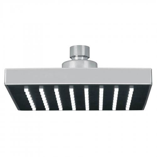 REGADERA CUADRADA ABS 6 SIN BRAZO CROMO