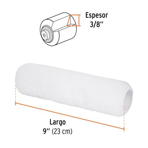 REPUESTO P/RODILLO ROPI-910 9 TRUPER SUPERFICIES LISAS