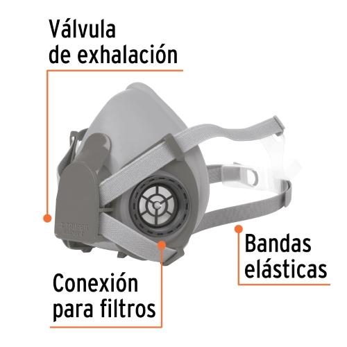RESPIRADOR PROFESIONAL MEDIA CARA TRUPER EXPERT
