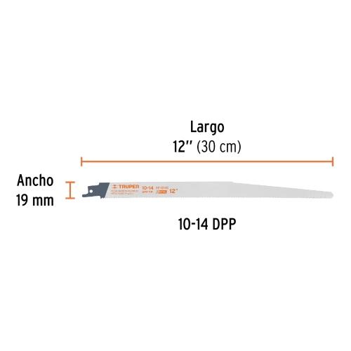 SEGUETA P/SABLE 2PZ USO GENERAL 12 TRUP