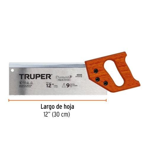 SERRUCHO DE COSTILLA 12" DIAMANTE 12 DPP TRUPER