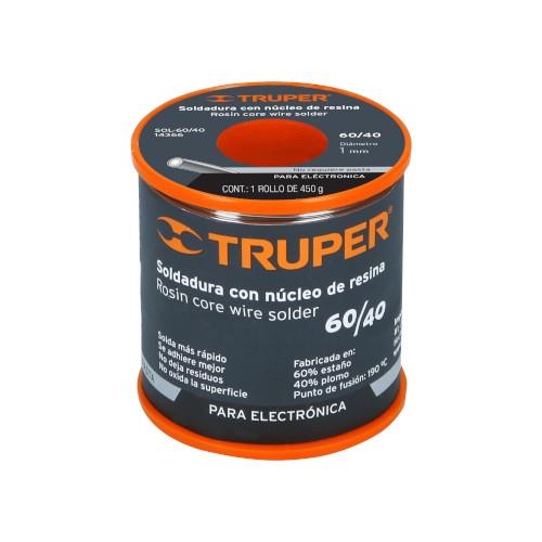 SOLDADURA 60/40 450G P/ELECTRONICA TRUPE