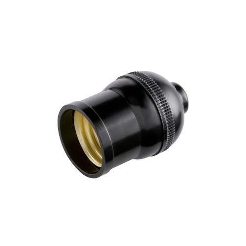 PORTALAMPARA DE BAQUELITA NEGRO IUSA AE-111N