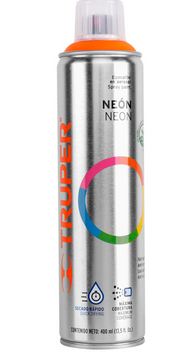 SPRAY 400 ML NARANJA FLUORESCENTE TRUPER (PAF-NA)