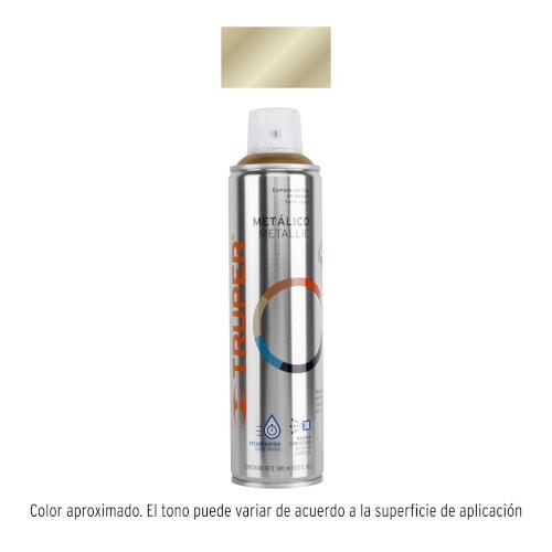 PINTURA EN AEROSOL ORO METALICO BOTE ESBELTO 400 ml