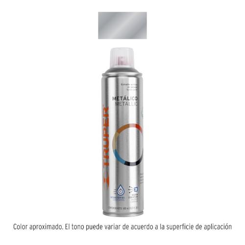 PINTURA EN AEROSOL PLATA METALICO BOTE ESBELTO 400 ml