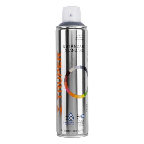 PINTURA AEROSOL GRIS ACERO BOTE ESBELTO 400 ml TRUPER