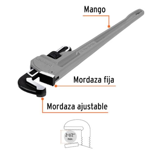 STILSON ALUMINIO DE 24 TRUPER