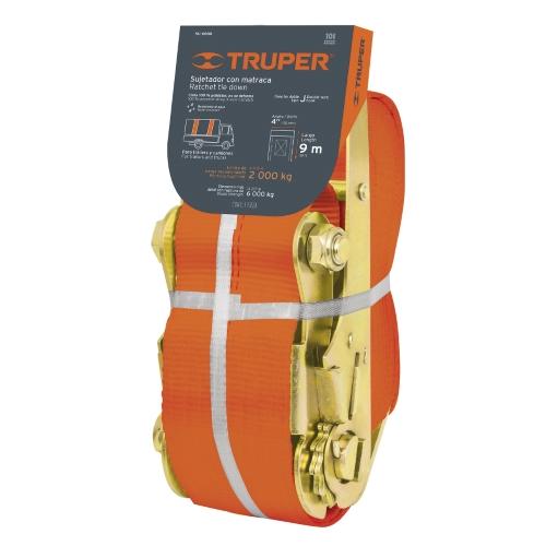 SUJETADOR C/MATRACA 6,000kg/9mx4 TRUPER