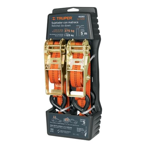 SUJETOR C/MATRACA CARGA MAX 1,125 KG