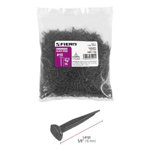 BOLSA CON 1 kg DE TACHUELA PAVONADA #10 FIERO