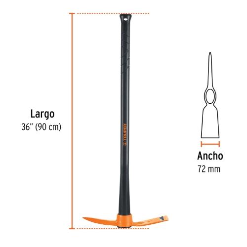 TALACHO-PICO 2.5 lb MANGO FIBRA DE VIDRIO 36" TRUPER