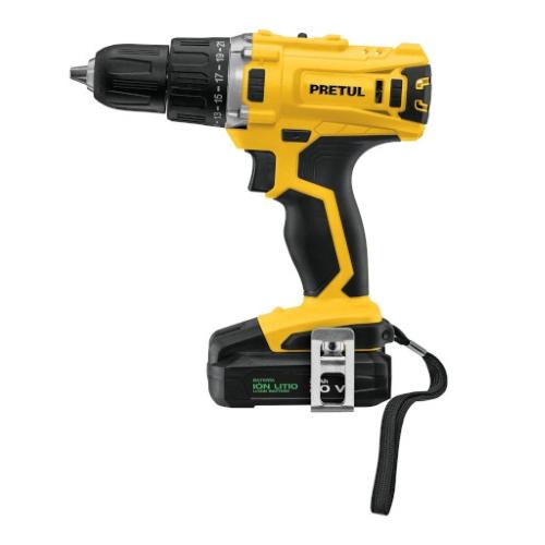 TALADRO INALAMBRICO 1/2 20V PRETUL