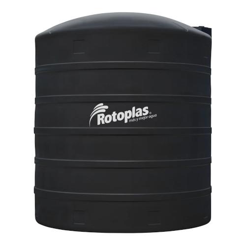TANQUE VER.DE 10,000 LTS 40% REF. negro ROTOPLA