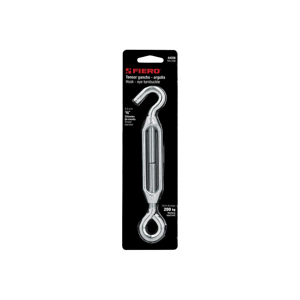 TENSOR ZINC DE 3/8" OJO -GANCHO FIERO
