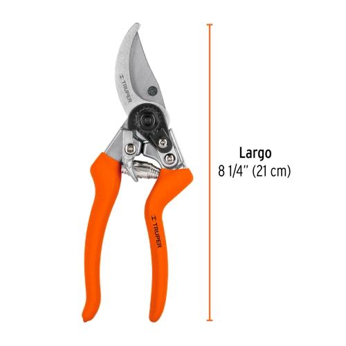 TIJERA PARA PODA 8" DE ALUMINIO CUCHILLA DE PASO TRUPER