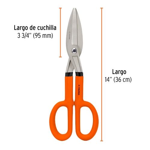 TIJERA P/HOJALATERO 14 TRUPER