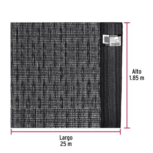 TOLDO SOMBRA 1.85MX25M AL 80% FIERO