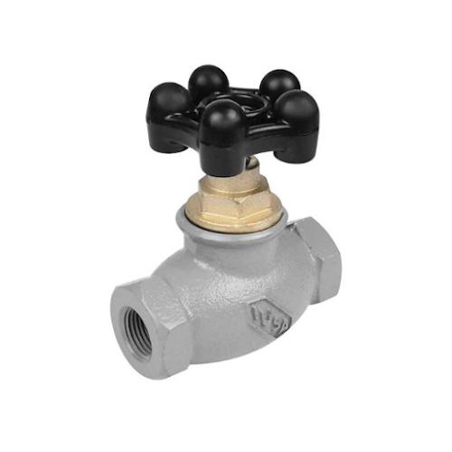 VALVULA GLOBO ROSCABLE DE 3/4" PARA TANQUE ESTACIONARIO IUSA
