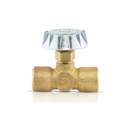 VALVULA AGUJA DE 1/4" X 1/4"  HEMBRA - HEMBRA IUSA