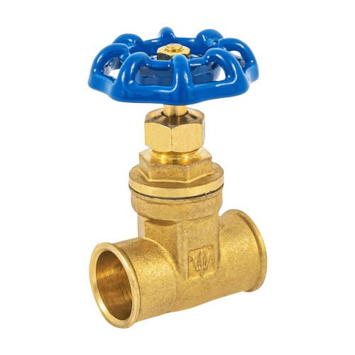 VALVULA DE COMPUERTA SOLDABLE LATON DE 3/4" FOSET