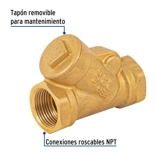 VALVULA DE RETENCION COLUMPIO 3/4 FOSET