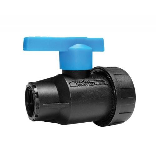 VALVULA ESFERA POLIET 3/4 ROTOPLAS