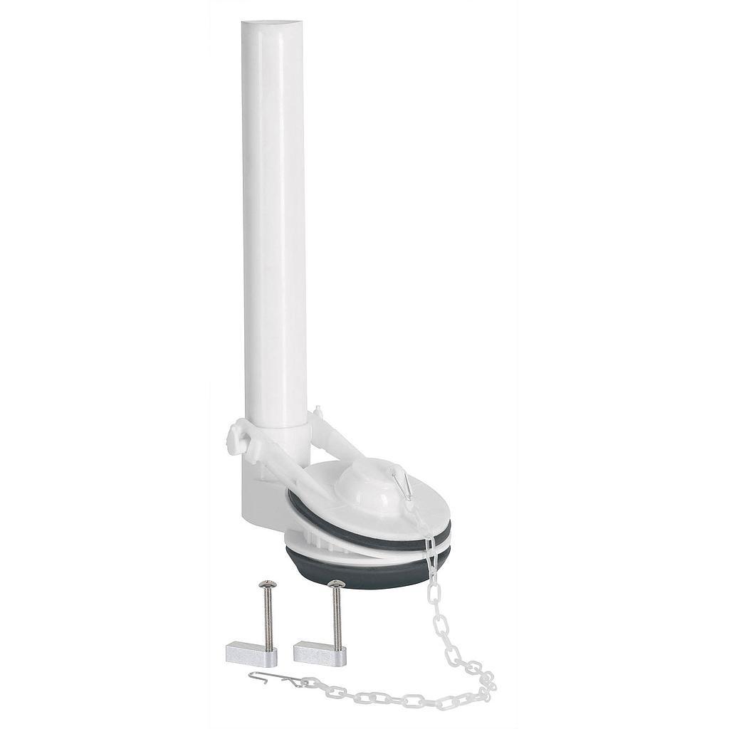 VALVULA DE DESCARGA 2 PARA WC DE 1 PZA, CADENA INOXIDABLE, FOSET