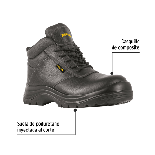 ZAPATO INDUSTRIAL # 25 C/CASQUILLO PRETUL